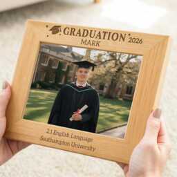 Graduation Photo Frame - Personalised Gifts For Him Or Her - thumbnail 3