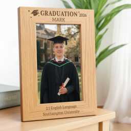 Graduation Photo Frame - Personalised Gifts For Him Or Her - thumbnail 1