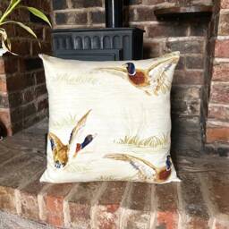 1220. Handmade Country Duck, Cushion Cover, 14x14 - thumbnail 2