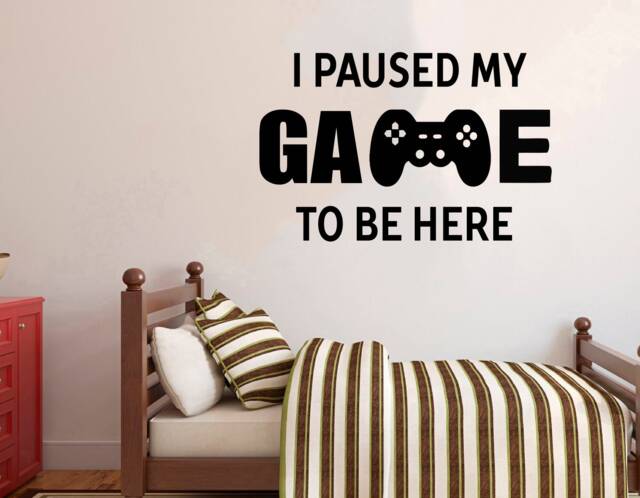 Gamer Wall Decal Video Game Controller, Gaming Room Decor 3068 - image 1