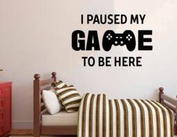 Gamer Wall Decal Video Game Controller, Gaming Room Decor 3068 - thumbnail 1