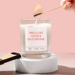 New Solisictor. Qualified Solicitor. Smells Like Candle Gift. Law School - thumbnail 1