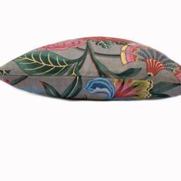 Thibaut Cleo Anna French Savoy Collection Cushion Cover Pillow Charcoal Double Sided - thumbnail 3