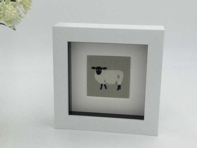 Sheep Desk Top Picture, Nursery Wall Art By Sophie Allport - image 1