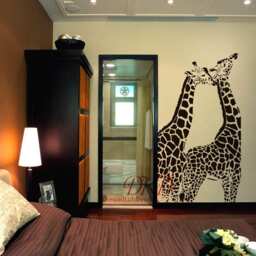 Giraffe Wall Decal, Decal, Giraffe Decor, Wall Art, Sticker, Safari Jungle Decor-Dk311 - thumbnail 2