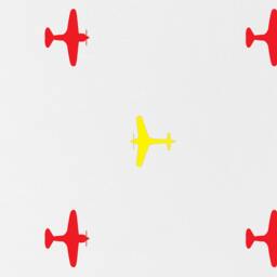 Airplane Wall Pattern Decal Ww2 Sticker Kids Room Military Wall Nursery Bedroom Wallpaper Vinyl Decals Home Decor Stickers - thumbnail 2