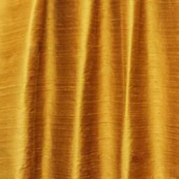 Golden Yellow 100% Pure Silk Dupioni Curtain Panels - Rod Pocket, Grommet, Box Pleat, Three Pinch Tab Top & Plain Ring Top - thumbnail 3