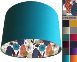 Botanical Leaf Lampshade Scandi Style Table Or Ceiling Light - thumbnail 1
