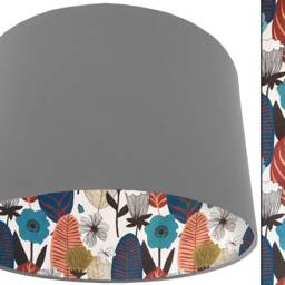 Botanical Leaf Lampshade Scandi Style Table Or Ceiling Light - thumbnail 3