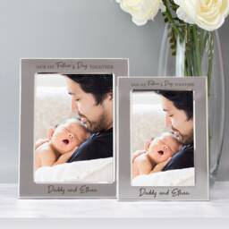 Personalised Our 1st Father's Day Together 4x6 5x7 Photo Frame Picture Gifts Ideas For Dad New Daddy Baby Babies Frames Presents - thumbnail 2