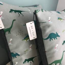 Dinosaur Cushion Cover - Sophie Allport Fabric Handmade A Variety Of Sizes - thumbnail 3