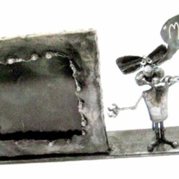 "steel Photo Frame With Singing Mouse, Singing ""Memories" - thumbnail 2