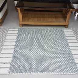 Wool Carpet Thick Merino Handwoven Chunky Area Rug From India - thumbnail 2