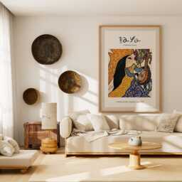Baya Mahieddine Art Print Algerian Artist Exhibition Wall Decor - thumbnail 2
