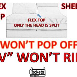 Won't Pop Off Flex Top King/California Sheets Red Blue Gray White Tan Cream Turquoise Brown Deep Pocket Sheet Set, Fitted - thumbnail 2