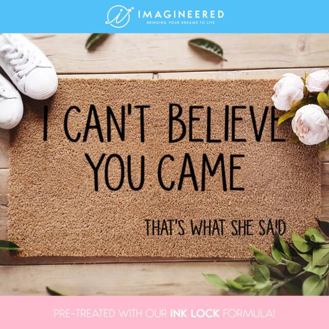 Michael Scott Quote Doormat - The Office Funny That's What She Said - image 1