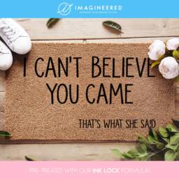 Michael Scott Quote Doormat - The Office Funny That's What She Said - thumbnail 1