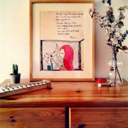 Love-Window Rumi Wall Art, Poem Gift, Quote, Poetry Print, Print Home Decor - thumbnail 2