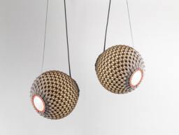 Modern Ceiling Light, Futuristic Pendant Lamp, Mid Century Lampshade, Ambient Lighting, Suspension Luminaire, Industrial Office Light