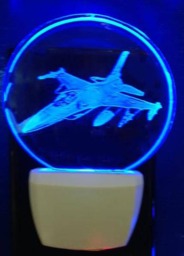 Personalized Custom Made From Your Photo, Airplane, Car, Truck, Tractor, Any Photo Nightlight 8 Color Option For Light Personalized - thumbnail 1