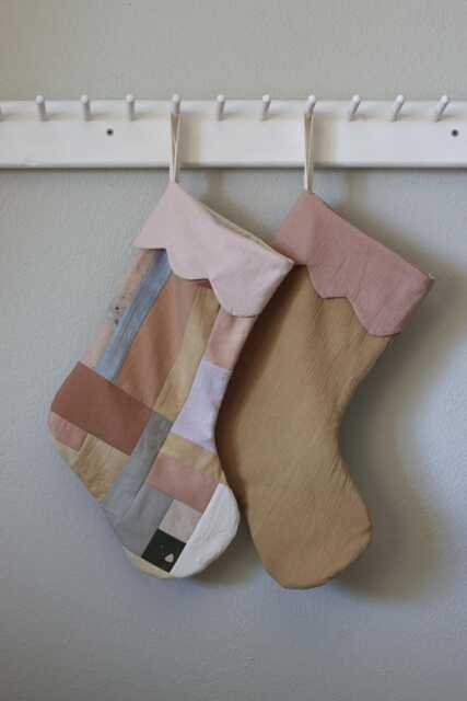 Retro Style Christmas Scalloped Stockings Heirloom Hand Embroidered Personalized Handmade Sock Xmas Decoration Nostalgic Stocking - image 1