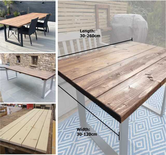 Outdoor Table Tops/Patio Tops/Any Size/ Reclaimed Wood/Rustic Table Top/ Dining Room Gard Top/Handmade/Diy - image 1