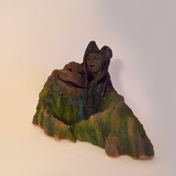 Lava. Handmade Polymer Clay Action Figure. Unique Collectible - thumbnail 2