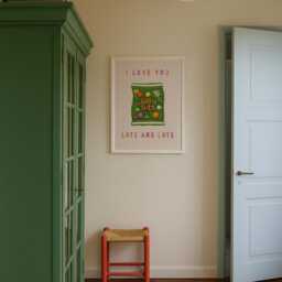 I Love You Lots Jelly Tots Print - Bright Children's Bedroom Art - thumbnail 3