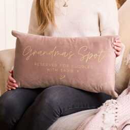Personalised Special Spot Mother's Day Velvet Cushion - Decorative With Filling For Custom Gifts Mum - thumbnail 2