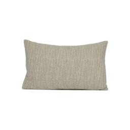 Sanderson - Beckett Chalk/Taupe Rustic Embroidered Herringbone Cushion Cover Handmade Throw Pillow Designer Home D??cor - thumbnail 2