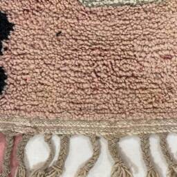 Large Handmade Wool Rug Moroccan Tribal Design, 7x13Ft - thumbnail 3