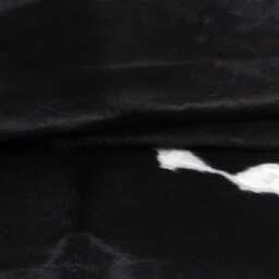 Black & White Cowhide Rug Large Hair-On Leather Accent - 60x60 Inches - thumbnail 3