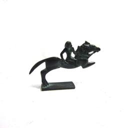 Greek Bronze Rider & His Horse, Museum Copy - thumbnail 3