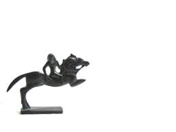 Greek Bronze Rider & His Horse, Museum Copy - thumbnail 1