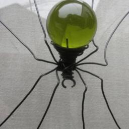 Fetching Green Sun Catcher Window Spider Hanging Art - thumbnail 3