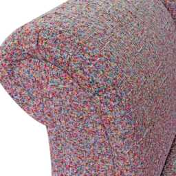 Bubblegum Weave Large Chaise Longue - Funky Rainbow Indoor Lounger Handmade in Britain - thumbnail 3