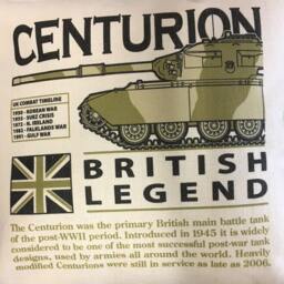 Fv4007 Centurion British Army Nain Battle Tank Mbt Cushion Inner Included - thumbnail 2