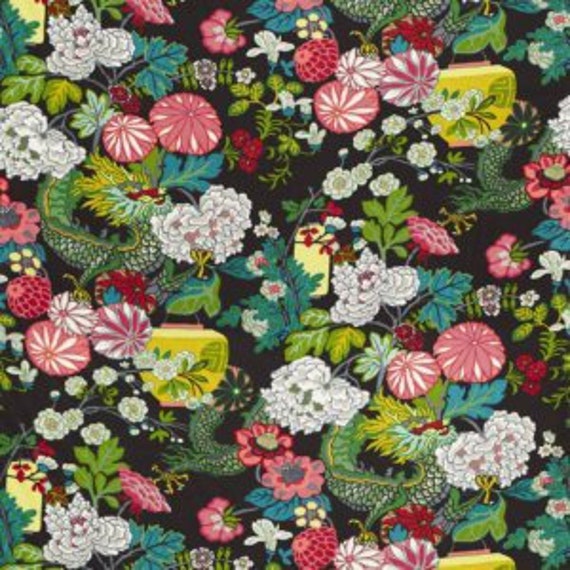 Ebony Schumacher Chiang Mai Dragon Pillow Cover - image 1