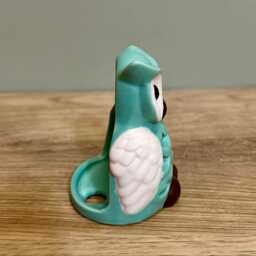 Ceramic Owl Candle Tealight Holder/Indoor Home Decorative Small Animal Desk Shelf Ornament - thumbnail 4