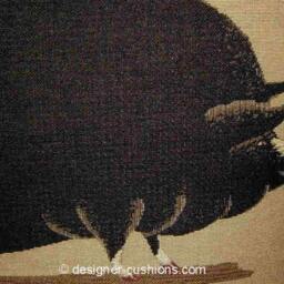Old Fashioned Berkshire Pig Tapestry Cushion Cover Sham - thumbnail 2