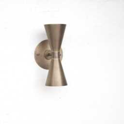 Brass Wall Sconce Light With, Modern Brass Light, Mid Century Wall Sconce Minimal Light, Ul Listed, No.0436 - thumbnail 3