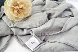 Sage Bamboo Muslin Baby Swaddle Blanket Unisex Lightweight Gauze