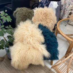 Tibetan Sheepskin Rugs , Luxury Sheepskin, Mongolian Natural Wool, Chair Cover Bed Throw, Interiors, Amazing Gift - thumbnail 2