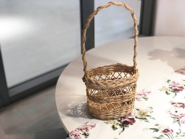 Wine Rack Basket Rattan For Gift Made Of Jute And - image 1