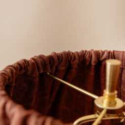 Curtain Lampshade/Brick Red - thumbnail 3