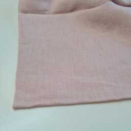 Ashen Pink Linen Pillowcases Washed Fabric - thumbnail 3