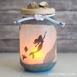 Ariel Candle Holder - The Little Mermaid Gift - thumbnail 1