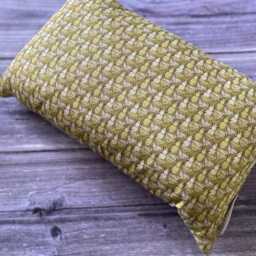 Handmade Bee Print Oblong Cushion - thumbnail 2