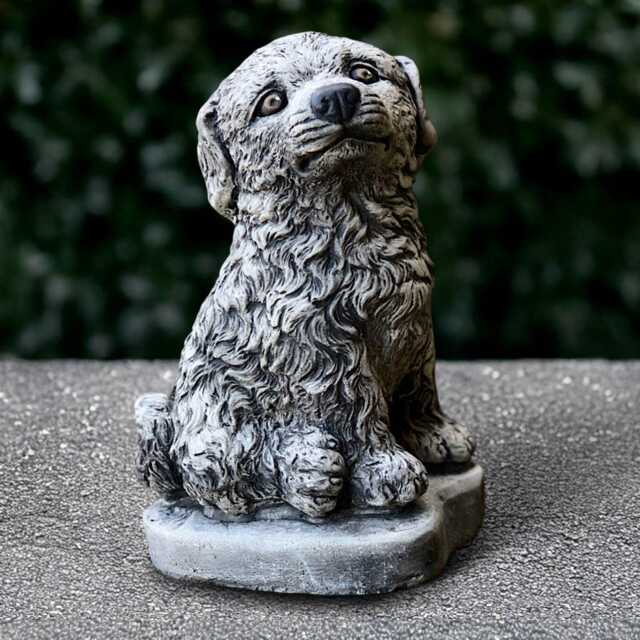 Concrete Labrador Decoration Outdoor Dog Sculpture Cement Memorial Stone Pet Ornament Dog Lover Gift Handmade Art - image 1