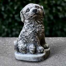 Concrete Labrador Decoration Outdoor Dog Sculpture Cement Memorial Stone Pet Ornament Dog Lover Gift Handmade Art - thumbnail 1